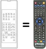 Télécommande équivalente RC / OSD