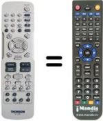 Télécommande équivalente RCT 192 DB1