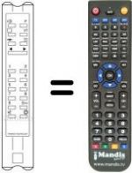Télécommande équivalente RCT 300