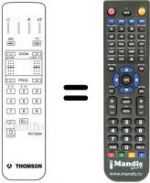 Télécommande équivalente Hifivox 72 DF 68 LN