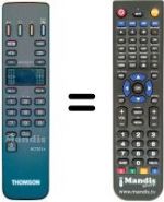 Télécommande équivalente RCT 3016