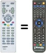 Télécommande équivalente Teleavia DTI 551