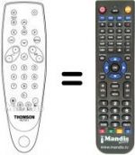 Télécommande équivalente Hifivox 10 SINUX