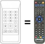 Télécommande équivalente RCT 3403 S