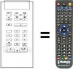 Télécommande équivalente RCT 3707 C
