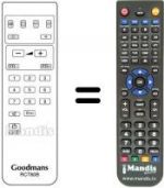 Télécommande équivalente RCT 80B