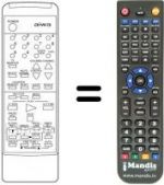 Télécommande équivalente RC-T1400KEAE