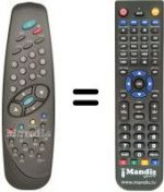 Télécommande équivalente LG CL 21 N52X