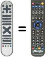 Télécommande équivalente RC 1062