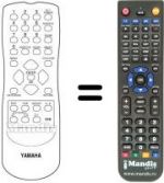 Télécommande équivalente Yamaha RC 1113202
