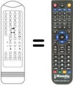Télécommande équivalente RC 1255
