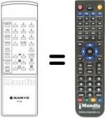 Télécommande équivalente RC 307