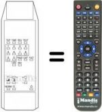 Télécommande équivalente RC 390