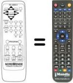 Télécommande équivalente RC 4203 X