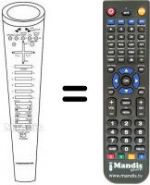 Télécommande équivalente RC 4208 X
