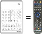 Télécommande équivalente RC 5241