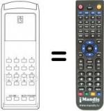 Télécommande équivalente RC 60