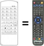 Télécommande équivalente RC 710