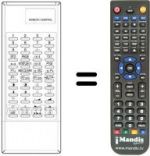 Télécommande équivalente REM-40