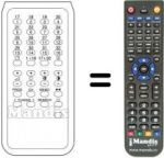 Télécommande équivalente REM 30