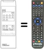 Télécommande équivalente CTV 2101