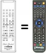 Télécommande équivalente REM-77
