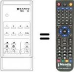 Télécommande équivalente REM 20