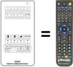 Télécommande équivalente RM-609