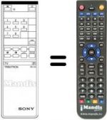 Télécommande équivalente RM-655