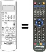 Télécommande équivalente RM 16-36605