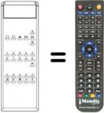 Télécommande équivalente Magnadyne RM 215