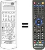 Télécommande équivalente RM 52-36208