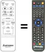 Télécommande équivalente RM M30-57401