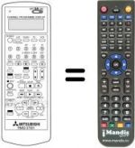 Télécommande équivalente RM 82-37901
