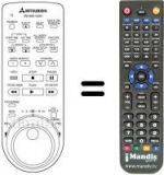Télécommande équivalente RM M25-43301