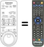 Télécommande équivalente RM M34-42401
