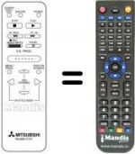 Télécommande équivalente RM M36-47707