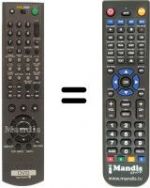 Télécommande équivalente RMT-D147 P