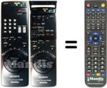 Télécommande équivalente Sony SLV-E 90