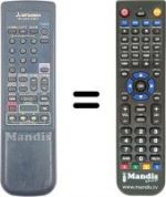 Télécommande équivalente RM 63121-63807