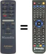 Télécommande équivalente RM M16-47701