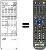 Télécommande équivalente RM-C704
