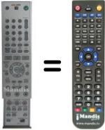 Télécommande équivalente RM-D208P