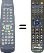 Télécommande équivalente RM 05407