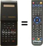 Télécommande équivalente Grundig GV-201 VPT