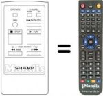 Télécommande équivalente RRMCG 0084 GESA