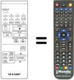 Télécommande équivalente RRMCG 0230 GESA