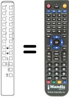 Télécommande équivalente RRMCG 0234 CESA