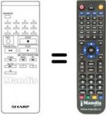 Télécommande équivalente RRMCG 0254 CESA