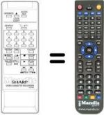 Télécommande équivalente RRMCG 0318 GE